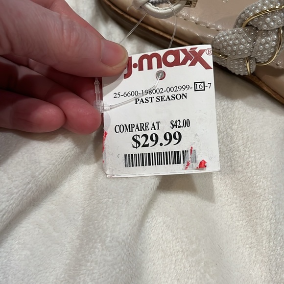 Draper James, braided pearl accent, size 7 sandal - Picture 6 of 6